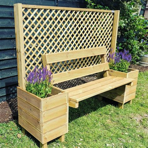 garden planter bench